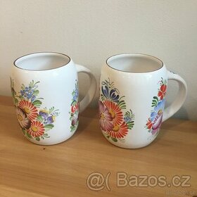 Dva rucne malovane hrnky