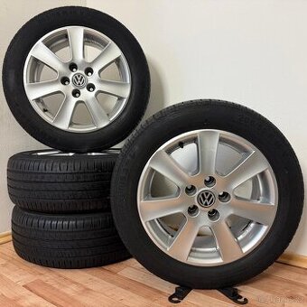 VW/ŠKODA SUPERB 5x112 R16 ET37+LETNÍ 205/55R16 5mm