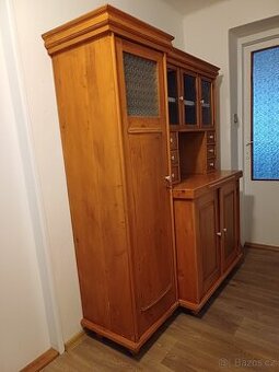 Historická selská kredenc, příborník, chalupářská skříň