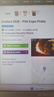 Vstupenka 2x na eroticky veletrh 2026 Letnany