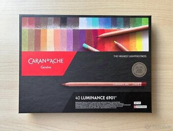 Umělecké pastelky Caran d´Ache Luminance SET 40 + Blender