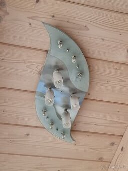 Stropní svítidlo nerez-sklo