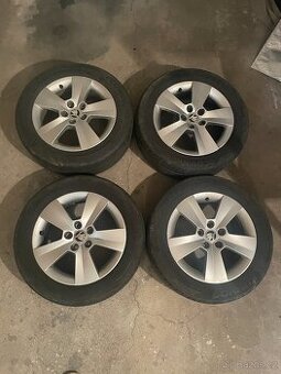 Letní alu kola Fabia 3 Rapid 185/60 r15