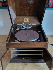 Starožitný gramofon His Master's Voice, model 103D, 1925-28
