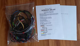 kabeláž SIMSON S51 6V a 12V