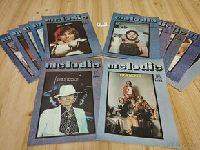 Hudební časopisy Melodie Kompletní ročníky 1982-84
