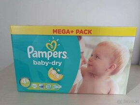 Pampers Baby-dry mega+ pack 92 kusů