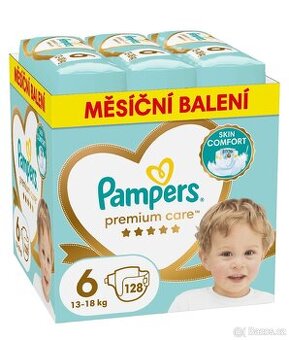 PAMPERS Premium Care Vel. 6 (128 ks)