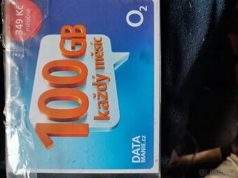Sim karta Datamanie 100 GB