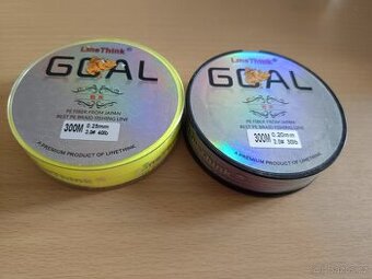 Pletená šňůra LineThink GOAL 300m/0,20mm/13,6kg/30LB