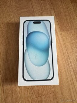Nový iPhone 15 256GB Blue,faktura,záruka,komplet