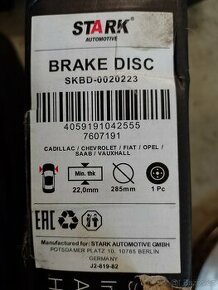 Brzd.kotouč- CADILLAC , FIAT , OPEL , SAAB