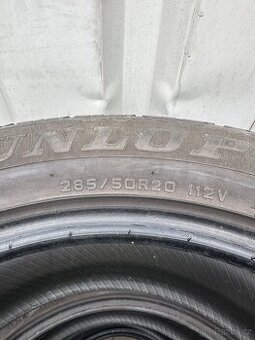 Pneu DUNLOP 285 50 20 4ks vzorek 60%-70% cena sada 3000kč