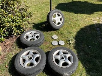 Originální Škoda Felicia 13" alu kola + letní pneu