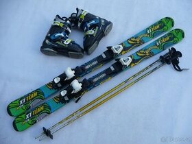 45. Detske lyže TECNO - 120cm + boty NORDICA 37eu + hole SET