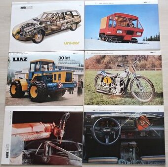 KOMPL. ROČNÍK 1982 ČASOPIS AUTOMOBIL 12KS, ŠKODA GARDE,JAWA