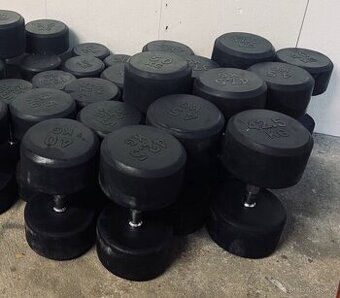 Pogumovaný Profi činky -2 x 40kg / 42,5 / 45 / 47,5 / 50kg