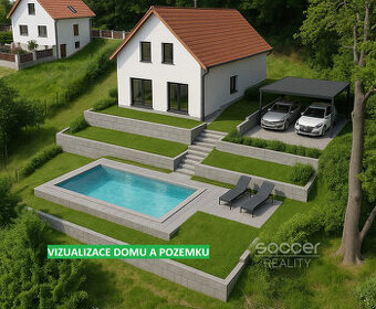 Prodej stavebního pozemku 800 m², obec Oparno, okres Litoměř