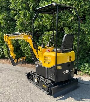 Minibagr, bagr HN12C, 900 kg, mimoos