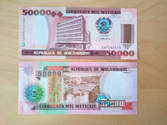 Mozambik - 50 000 meticais