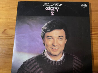 Deska LP Karel Gott: Story 2 verze na vinylu 2LP s Plakátem