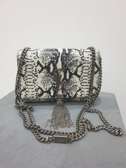 YSL Yves Saint Lauren Paris Clutch Bag s hadím řetízkem, kab