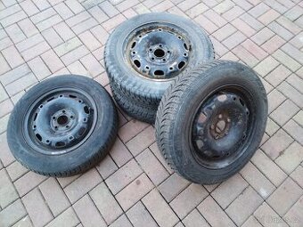 Plechová kola s pneumatikami 5x100 R14