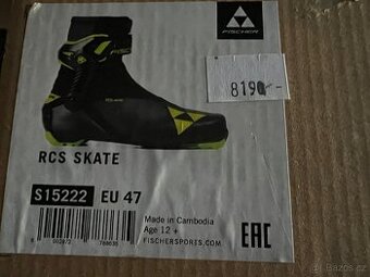 Fischer RCS Skate vel.47 + lyže Rossi