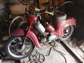 Jawa Pionýr 555 s TP v původním laku r.v.1960
