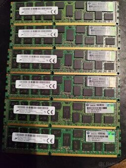 HP 6x 8GB DDR3 ECC Registrovaná RAM - Celkem 48GB Pro serve