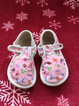 Barefoot (bosé) bačkory růžové vel. 24 stélka 150 mm