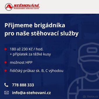 Stěhovák brigáda stěhování
