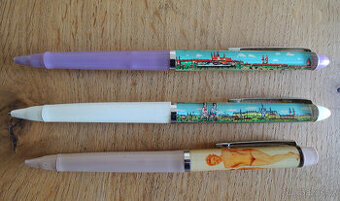 Retro propisky Spartakiáda svlékaci 3ks retro pero