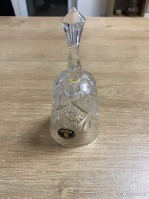 Skleněný broušený zvoneček