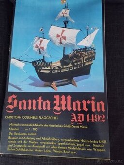 Santa Maria dřevěný model
