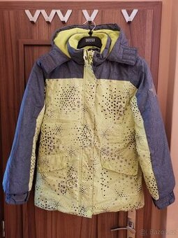 Zimní vyteplená bunda s kapucou Y.F.K. vel. 146/152