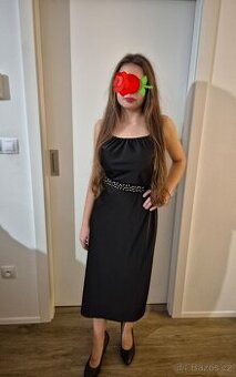 Společenské šaty - vel.S-M, balíkovna-50