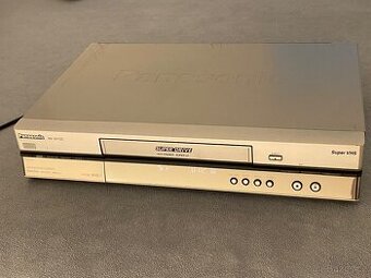 S-VHS video Panasonic, HIFI stero, 6 hlav, ovladač