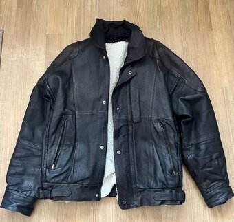 Poctivá kožená bunda z pravé hovězí kůže