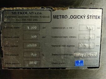 Nádrž, nerezový tank, cisterna na mléko, vodu..