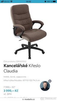 Kancelářské křeslo Claudia