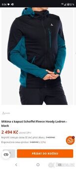 Pánská funkční mikina Schoffel Fleece Hoody Lodron, vel. M