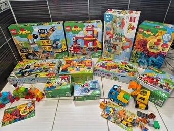 LEGO DUPLO hasiči, farma, stavba, zvířata. Super cena za vše