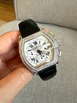 Cartier Roadster XL Chronograph , Diamonds aftermarket