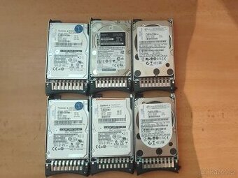 HDD SAS disky 1x600 GB a 5x300 GB