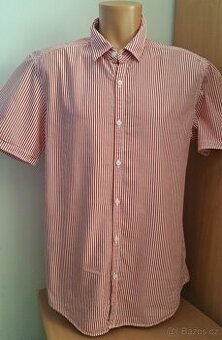 Pánská slim košile s proužky Esprit/L/2x57cm