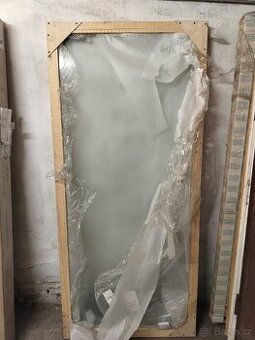 Skleněné posuvné dveře JAP Satináto čiré 85 cm