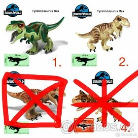 Obrovské dinosaury typ lego - nové, nehrané - 1