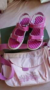 nové sandály Timberland, růžové, pohodlné, kvalitní značka, - 1