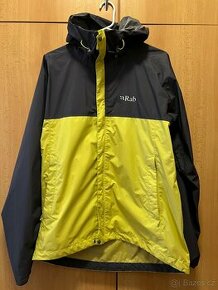 Nepromokavá bunda Rab Downpour Eco Jacket - graphene/zest - 1